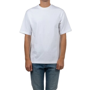 เสื้อยืดโอเวอร์ไซส์ผู้ชายสุดหรู ผ้าฝ้าย 100% ล้างสีแบบแอซิด คุณภาพสูง สกรีนโลโก้ได้ตามต้องการ สไตล์วินเทจ ลุคเรียบง่าย - Product Image 2