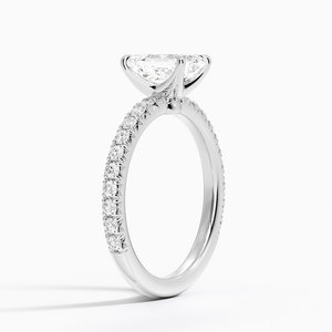 BOJ <b>Ring</b> 0114 <b>Emerald</b> Cut 925 <b>Silver</b> Luxe Amelie Prong Setting Solitaire Diamond <b>Ring</b> 2ct D Color VVS1 Moissanite GRA Certified - Product Image 2