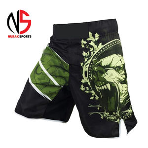Pantalones Cortos de Boxeo y Kickboxing MMA Unisex, de Alta Calidad, Elásticos, Transpirables, de Secado Rápido, Ligeros, Duraderos, Colores Personalizados, OEM - Product Image 2