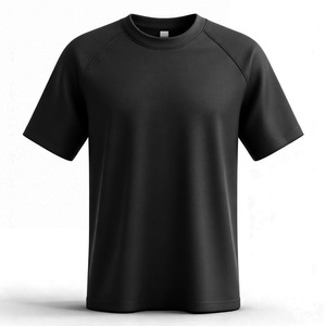Men's Navy Blue Short Sleeve Quick Dry <b>T</b>-<b>Shirt</b> Regular Fit O-Neck Casual Solid Color Knitted <b>Polyester</b> <b>Shirt</b> - Product Image 3