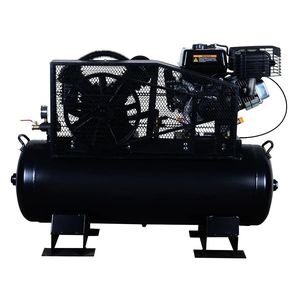 Compressore d'aria montato su camion con motore OHV, serbatoio orizzontale da 40 galloni, 2 stadi, 18,7 CFM a 90 PSI, TMG GAC40, 9 HP - Product Image 4