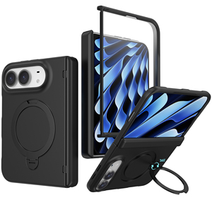 เคสโทรศัพท์แบบพับได้แม่เหล็ก TPU+PC พร้อมขาตั้งสำหรับ iPhone Duo รับผลิตตามสั่งขายส่ง - Product Image 4