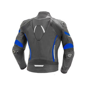 Chaqueta de Motociclista de Cuero Personalizada para Hombre con Armadura CE, Chaqueta de Carreras, Equipo de Protección para Motociclistas, Fabricante OEM - Product Image 5
