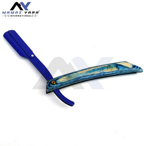 Rasoir droit professionnel pour hommes, double tranchant, lame unique, qualité barbier, pour le visage, le corps et le maillot, épilation lisse - Product Image 4