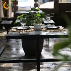 Flower Boho <b>Place</b> <b>Mats</b> Round Placemats for Dining <b>Table</b> - Water Hyacinth Willow Placemats - Straw Placemats - Product Image 3