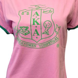 Camiseta de Algodón Rosa con Estampado Gráfico para Mujer, Manga Corta, Informal, Cómoda y Elegante para Uso Diario - Product Image 3
