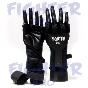 Guantes de Entrenamiento de Boxeo FIGHTER BRO PU, Amarillos y Negros, con Protección para los Nudillos, Guantes Interiores para Todas las Temporadas - Product Image 5