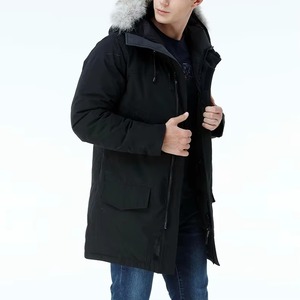 Parka longue vintage M-51 pour homme, coupe-vent d'hiver à capuche, grande taille, respirant, en toile écologique avec doublure en coton polaire - Product Image 4