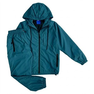 Trendy Fashion Mens Waterproof Windbreaker Tracksuit Hooded Rain Resistant <b>Jogger</b> Set Outdoor Performance Wear OEM Custom - Product Image 4