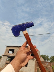Wholesale Amethyst Purple Glass <b>Crystal</b> Axe <b>Wand</b> Fantasy Gift Collectible for Retailers and Gift Shops - Product Image 4