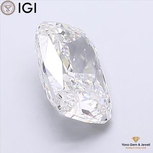 เพชรทรงคุชชั่นทันสมัย CVD Lab Grown น้ำหนัก 5.00 กะรัต ความสะอาดระดับ VVS2 สี F พร้อมใบรับรอง IGI สำหรับเครื่องประดับดีไซน์เนอร์ - Product Image 6