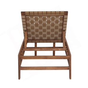 Chaise longue d'extérieur moderne en corde, réglable, pour piscine, lit de soleil de luxe, mobilier de patio pour villas et complexes hôteliers - Product Image 3