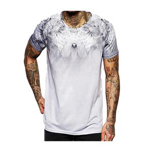 Comfortable Regular Fit Raglan <b>Half</b> <b>Sleeve</b> Customized Sublimation Printed t Shirt for <b>Men</b> Clothing Made with 100% Polyester - Product Image 2