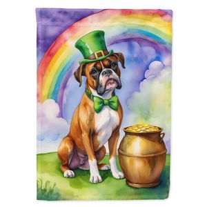 St Patrick's <b>Day</b> Boxer <b>Garden</b> Flag Multicolor Mailbox Decorative Yard Banner for Patio Artwork and Flower <b>Beds</b> - Product Image 1