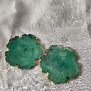 Multi Color Available Handmade Resin Bathroom <b>Vanity</b> <b>Tray</b> Perfume Jewelry Dresser Oval Serving <b>Tray</b> Home Decor Christmas - Product Image 4