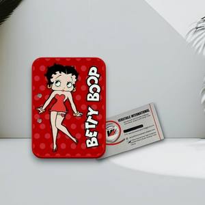 Palette magnétique polyvalente pour extensions de cils Betty Boop rouge vif en acrylique de haute qualité, outils internationaux personnalisés - Product Image 5