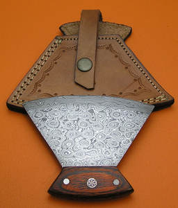 มีดโกนเหล็กดามัสกัสทำมือปรับแต่งได้มีหลายแบบมีดโกนหนวดปลอมใบมีดโลหะใช้งานได้ - Product Image 4