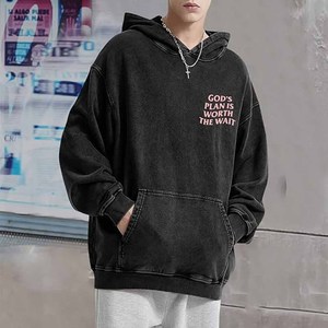 Sweat à capuche God's Plan Is Worth College Campus personnalisé avec broderie en twill et chenille, en molleton de coton, pour hommes, femmes et jeunes - Product Image 5