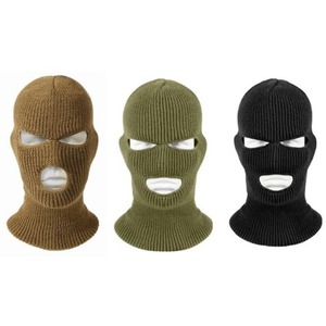 Masque de ski tactique pour hommes, balaclava coupe-vent en polaire thermique, couvre-visage complet pour les sports d'hiver en plein air - Product Image 5
