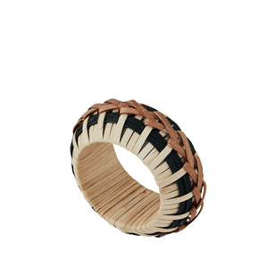 Handmade Natural Wicker Rattan Napkin Rings Spring Dining <b>Table</b> Decoration for Kitchen and <b>Party</b> Banquet Dinner Napkins Holder - Product Image 6