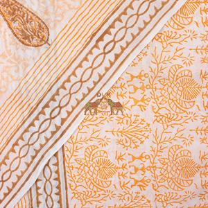 High Quality Indian Floral Hand Block Print High Quality Beautiful <b>Fabric</b> Wholesale Light Weighted Dress <b>Fabric</b> Light <b>Weight</b> - Product Image 4