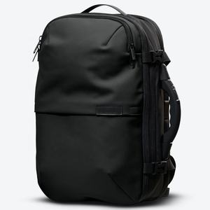 <b>Navy</b> Blue Nylon <b>Backpack</b> Softback Style Zipper Closure Water Resistant Unisex Multi Functional Shoulder Strap Webbing Handle - Product Image 3