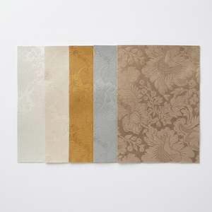 Metallic Embossed Coated Anti-Curl Art <b>Paper</b> Sheets Luxury Shimmer Custom Textured Gift <b>Wrapping</b> <b>Paper</b> for Stationery Boxes - Product Image 1
