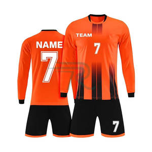 Uniforme de Fútbol Personalizado de Manga Corta, Transpirable, de Viscosa/Algodón, Diseño 2026, para Hombre - Product Image 5
