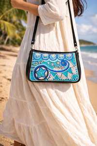 กระเป๋าสะพายไหล่ทำมือประดับลูกปัดสไตล์โบฮีเมียนสุดหรู ทันสมัย น้ำหนักเบา เป็นมิตรกับสิ่งแวดล้อม โดย glowin fashion - Product Image 4