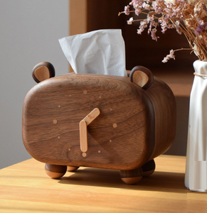 Porte-serviettes et boîte à mouchoirs en bois faits à la main, durables et portables, pour hôtels et restaurants, centre de table décoratif - Product Image 5