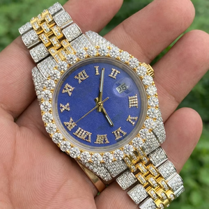 Reloj de Lujo Estilo Hip Hop con Moissanita VVS Cuadrada de 18mm, Movimiento de Cuarzo de Alta Calidad, Cristal de Zafiro, Elegante y Ejecutivo - Product Image 1