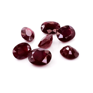 Rubis africains naturels calibrés ovales 12x16mm, pierres précieuses facettées naturelles, prêtes à l'emploi pour la création de bijoux - Product Image 4