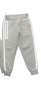 Conjunto deportivo de dos piezas de alta calidad para hombre, pantalones de chándal unisex para invierno, conjunto de 2 piezas de algodón reflectante y transpirable para hombre. - Product Image 1