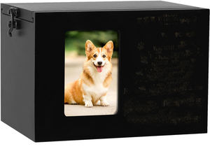 Urna Conmemorativa Moderna de Madera para Cenizas de Perro, Urnas de Recuerdo para Mascotas, Venta al Por Mayor - Product Image 3