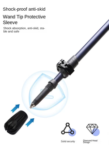 Modern Hiking Stick Outdoor Folding Trekking <b>Pole</b> Telescopic Tourist Walking Stick Crutch Dericsson Ultra-<b>Light</b> Aluminum Alloy - Product Image 4