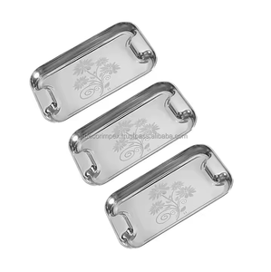 Plateau de service en aluminium Décoration d'ustensiles de cuisine Plateau de service en aluminium pour prix de gros Plateau de service en aluminium - Product Image 2