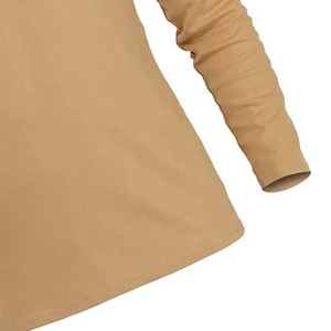 เสื้อยืดแขนยาวผู้ชาย LAMA แบบเฮนลีย์  โลโก้ด้านหน้า  ถักทอจากผ้าฝ้าย 100% ระบายอากาศได้ดี สีพื้น ทรงปกติ สวมใส่สบายๆ - Product Image 5