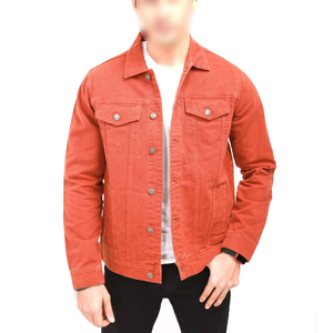 Service OEM ODM, dernières tendances, logo personnalisé imprimé, best-seller, tissu doux au toucher, vestes en jean pour hommes, vêtements d'extérieur - Product Image 1