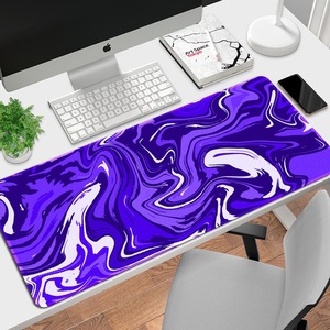 Fluid Gaming Mouse Pad Desk Pad Abstract Black White Mousepad XL Large Gaming Mouse Pad <strong>Laptop</strong> Keyboard Mat Office Home Decor - Product Image 3