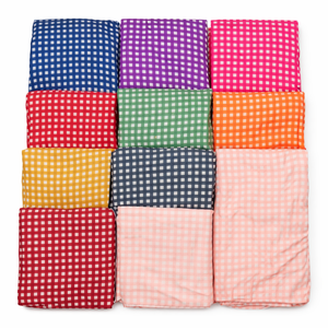 Vestidos de Tela de Algodón Popelín Peinado, Ligeros, Transpirables, Absorbentes de Humedad, Ecológicos y Orgánicos, Estampados para Niñas y Niños - Product Image 1