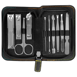 Professional Stainless Steel Manicure and Pedicure Set OEM Manufacturer Factory Price Wholesale Gift <b>Box</b> Pack Facial Care Kit - Product Image 1