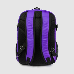 Mochila de Animadoras Personalizada Morada con Ribete Negro, Múltiples Bolsillos, Correa con Hebilla, Bolsa para Equipo, Logotipo Personalizado, OEM - Product Image 3
