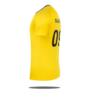 Conjunto de Camiseta de Fútbol Sublimada Personalizada para Hombre, Amarillo y Azul, Manga Corta, Cuello Redondo, Poliéster que Absorbe la Humedad, para Toda Temporada, Nombre del Equipo 09 - Product Image 6