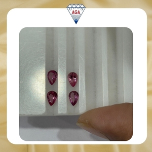 Espinela Natural Premium Mahenge, Corte Pera 6x4mm, 0.50Ct, Espinela Rosa AAAA Calibrada, Gema Suelta, Piedra de Joyería al por Mayor de Tanzania - Product Image 2