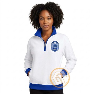 TREASURES GREECS Personnalisés ZETA PHI BETA – Sweat-shirt décontracté pour femme, automne/hiver, uni, brodé sur le devant, en polaire respirante et coton - Product Image 1