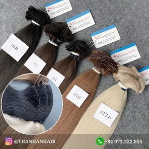 2025ต่อผมแบบมัดด้วยมือแบบมองไม่เห็นเส้นผมมนุษย์แท้100% ผมสองชั้นนุ่มไม่หลุดร่วง - Product Image 4