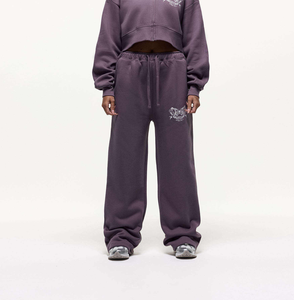 Ensemble de survêtement pour femme de haute qualité, design personnalisé, 2 pièces, respirant, sweat-shirt et pantalon de survêtement, ensemble de sport et streetwear - Product Image 3