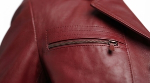 Men's <b>Leather</b> <b>Blazer</b> <b>Jacket</b> Fashion Casual <b>Leather</b> Coat OEM ODM Manufacturer - Product Image 5