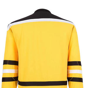 Venta al por Mayor de Camisetas de Hockey sobre Hielo Sublimadas con Logotipo Personalizado, 100% Poliéster, Secado Rápido, Transpirables, Cómodas, Colores y Tallas Personalizadas - Product Image 4