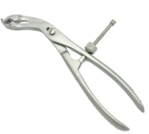 Pince à maintenir les os à mâchoires étroites, instrument médical en acier inoxydable de qualité supérieure pour la maintenue des os lors des interventions orthopédiques - Product Image 3